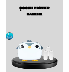 Mini Çocuk Kamera Anında Baskı Özellikli HD Video Termal Yazıcılı