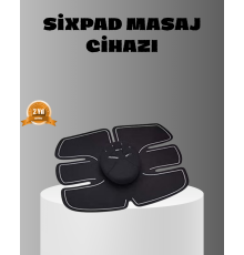 Elektronik Kas Uyarıcı Cihaz 6 Farklı Modlu Jel Pedli Göbek Kol Stimülatör