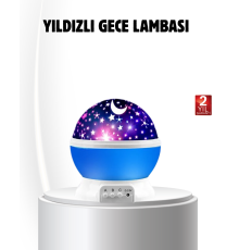 LED Gece Lambası 6 Renk Seçenekli Yumuşak Işıklı Uyku Yardımcı Lamba