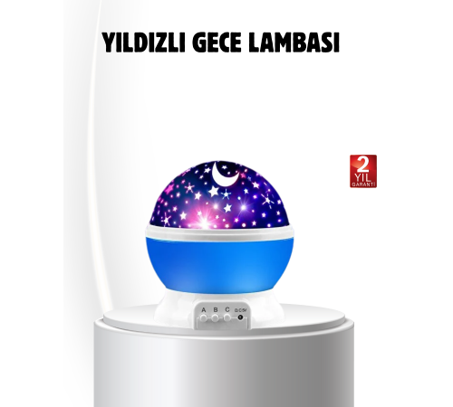 LED Gece Lambası 6 Renk Seçenekli Yumuşak Işıklı Uyku Yardımcı Lamba