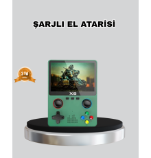 Retro Taşınabilir Konsol 3.5 IPS Ekran Ergonomik Çift LR Kontrollü