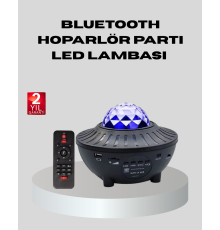 Galaxy Yıldız Projektör Çok Renkli Ayarlı Parlaklık Uzay Atmosfer Işığı