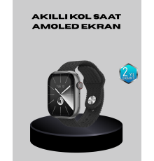 Kablosuz Şarjlı Akıllı Saat Bluetooth Arama Bildirim Destekli Uzun Pil Ömürlü