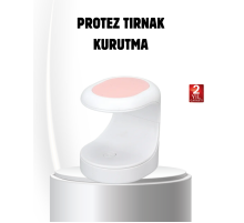 LED Mini Oje Kurutucu Taşınabilir Hızlı Kuruma Cihazı 3 LED Işıklı