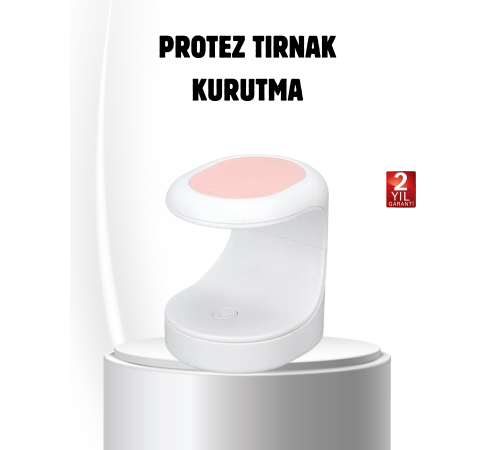 LED Mini Oje Kurutucu Taşınabilir Hızlı Kuruma Cihazı 3 LED Işıklı