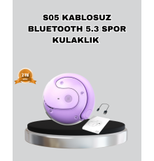 Bluetooth 5.3 S05 Kablosuz Kulaklık IPX4 Spor Uyumlu Suya Dayanıklı Stereo