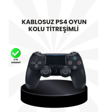 Şarjlı Kablosuz PS4 Oyun Kolu Titreşimli Hassas Kontrol