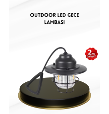 Taşınabilir Retro Çam Konisi Kamp Lambası Gece Işığı Su Geçirmez