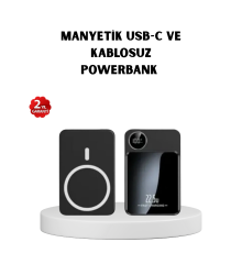 MagSafe Uyumlu Powerbank 20W PD 15W