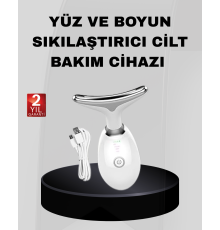 Kablosuz Şarjlı Yüz Sıkılaştırıcı Cihaz EMS Mikro Akım Anti-Aging Masaj Aleti