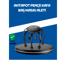 Elektrikli Saç Derisi Masaj Aleti Çok Noktalı 8 Kollu Titreşimli Masaj