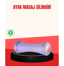 Ayak Masaj Silindiri Derin Doku Masajı Kirpi Topu Akupunktur Etkili