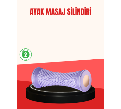 Ayak Masaj Silindiri Derin Doku Masajı Kirpi Topu Akupunktur Etkili