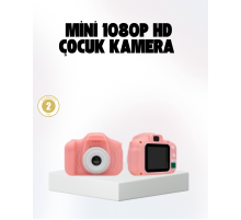 Çocuklar İçin Mini Fotoğraf Makinesi 8MP 1080P Video ve Darbeye Dayanıklı