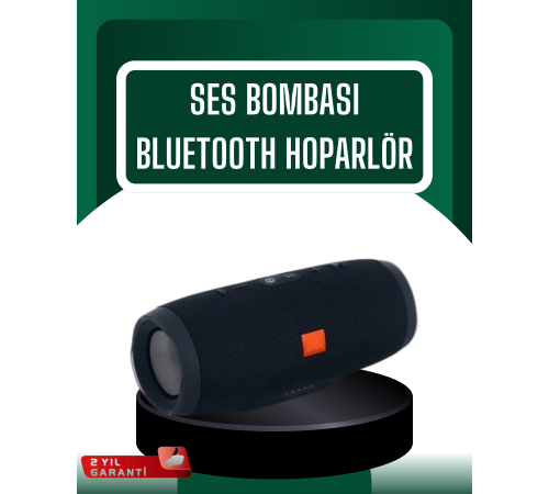 Kablosuz Hoparlör 12 Saat Çalma Süresi USB AUX TF Kart Destekli