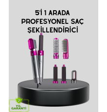 5’i 1 Arada Saç Şekillendirme Makinesi Hızlı Kuruma ve Kuaför Kalitesinde Sonuç