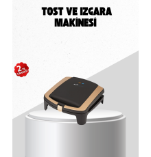 Tost Makinesi Ev Tipi Pratik Kullanım 4 Tost Kapasiteli
