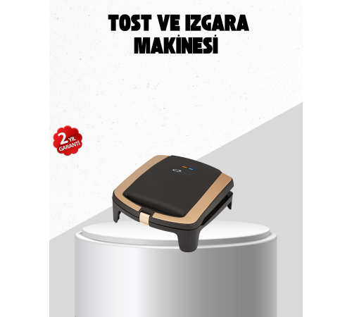 Tost Makinesi Ev Tipi Pratik Kullanım 4 Tost Kapasiteli