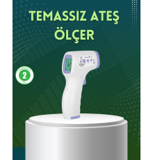 Kızılötesi Temassız Ateş Ölçer LCD Ekranlı Hassas Termometre