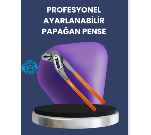 Ayarlanabilir Papağan Pense Çelik Gövde Profesyonel Kurbağacık