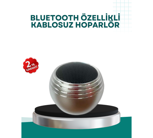 Kablosuz Mini Hoparlör Şarjlı TWS Destekli Kompakt Ses Sistemi