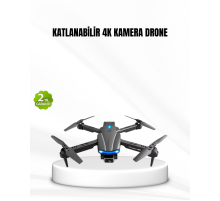 Wi-Fi Bağlantılı 4K Drone Katlanabilir ve 360° Takla Özellikli