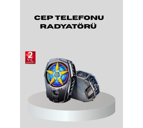 Telefon Soğutucu Radyatör Type-C Bağlantılı 2 Kademeli Dijital Kontrollü