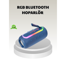Mavi Taşınabilir Bluetooth Hoparlör Kompakt Tasarım ve Güçlü Ses