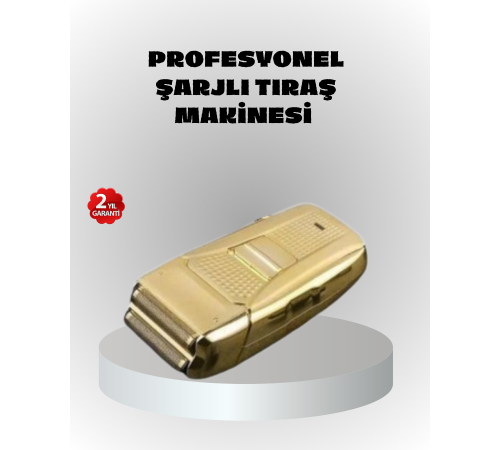 Profesyonel Erkek Tıraş Makinesi Islak Kuru Kullanım ve Şarjlı Sistem