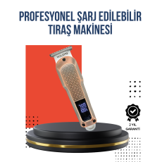 Profesyonel Saç Tıraş Makinesi – 7000RPM Güçlü Motor ve 4 Kademeli Ayar