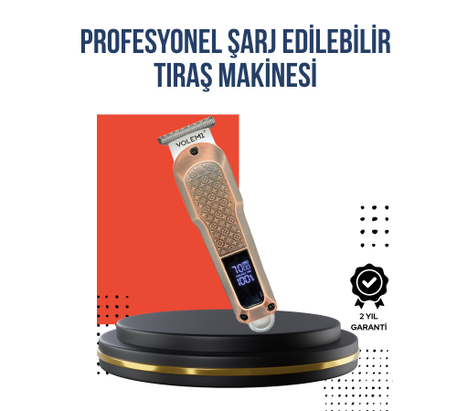 Profesyonel Saç Tıraş Makinesi – 7000RPM Güçlü Motor ve 4 Kademeli Ayar