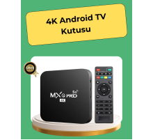 4K Ultra HD TV Box – 2GB RAM, 16GB Hafıza, Android Akıllı Medya Oynatıcı
