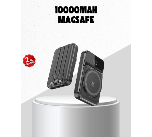 15W Kablosuz Şarj Özellikli 10000 mAh Powerbank –  Type-C Hızlı Şarj