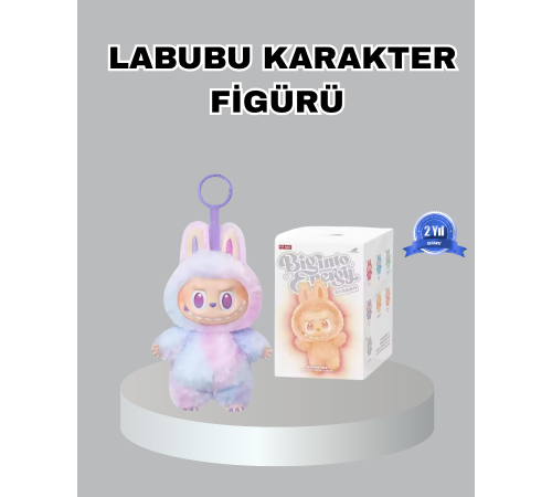 Dekoratif Yumuşak Labubu Peluş Figür – Koleksiyonluk ve Çocuklara Uygun Hediye 20 cm