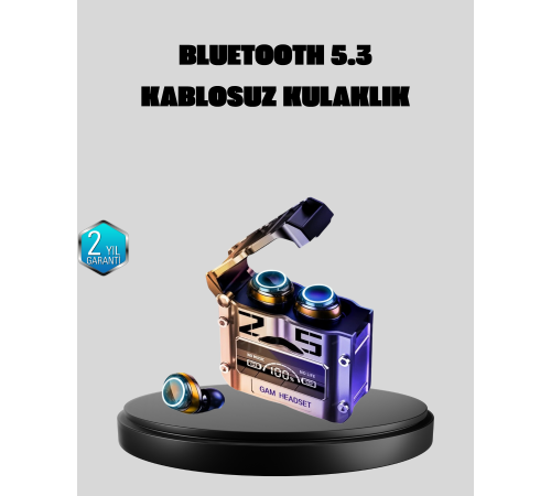 Bluetooth 5.3 Kablosuz Kulaklık – Ultra HD Ses Kalitesi, Gürültü Engelleme