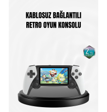 4.3 İnç Ekranlı Retro Oyun Konsolu – 64 GB Hafızalı, Şarjlı ve Multimedya Destekli