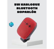 Taşınabilir Kablosuz Hoparlör – 5W Güç, TWS Bağlantı ve 800mAh Pil
