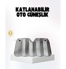 Otomobil Güneşliği – Katlanabilir Tasarım ve Süngerli Isı Yalıtımı