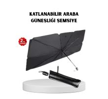 Katlanabilir Ön Cam Güneşliği Şemsiye – Her Araca Uygun Isı ve Işık Koruması