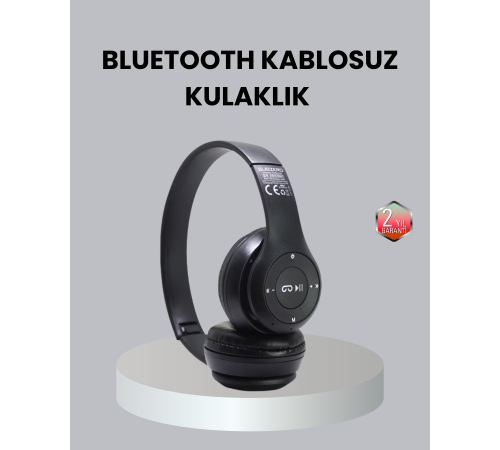 Suya ve Tere Dayanıklı Bluetooth Kulaklık – Şık, Ergonomik ve Dayanıklı
