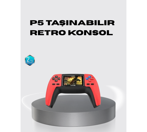 Taşınabilir Retro Oyun Konsolu – 520 Efsane Oyun Tek Cihazda