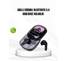 Bluetooth 5.4 Kulaklık – Gürültü Engelleme ve Akıllı Ekranlı Şarj Kutusu