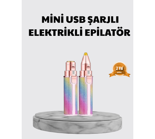 Mini Yüz ve Kaş Epilatörü – 8000 RPM Güçlü Motor ve Paslanmaz Çelik Başlık