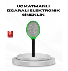 Yüksek Gerilimli Elektronik Sinek Raket – Sessiz, Kimyasız ve Güvenli Kullanım