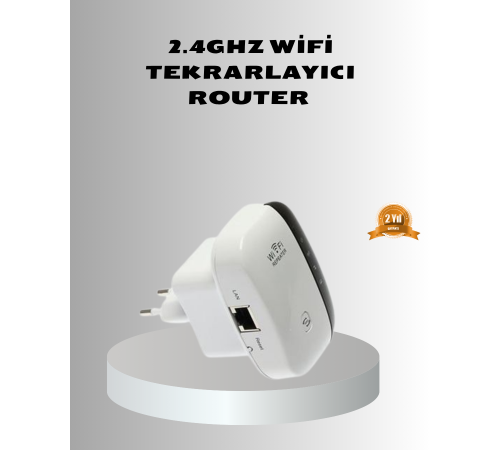 2.4G WiFi Sinyal Çoğaltıcı Router Genişletici Güçlü Antenli