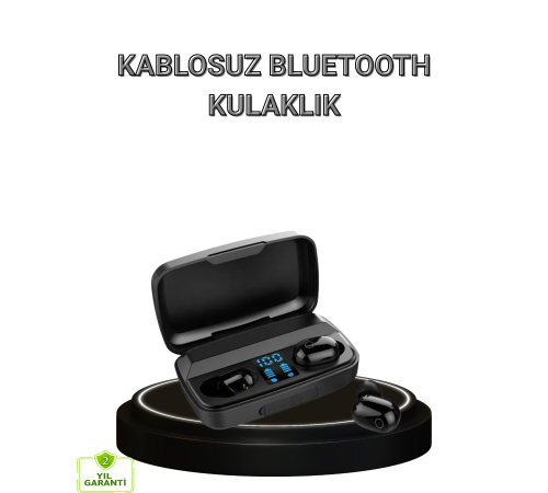 A10s Kablosuz Kulaklık  Çipli Uzun Pil Ömürlü Dokunmatik