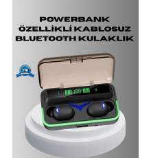 Bluetooth Kulaklık 800mAh Powerbank Düşük Gecikmeli