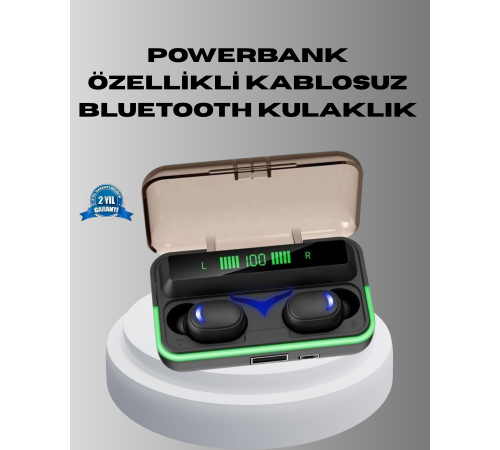 Bluetooth Kulaklık 800mAh Powerbank Düşük Gecikmeli