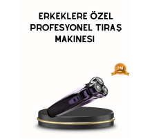 Kompakt Şarjlı Saç Sakal Tıraş Makinesi Kuru Kullanım Özellikli