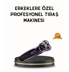 Kompakt Şarjlı Saç Sakal Tıraş Makinesi Kuru Kullanım Özellikli